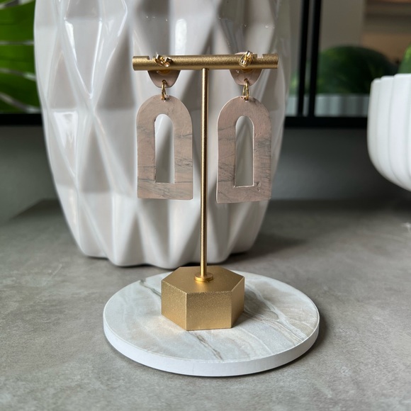 New handmade polymer clay earrings boho - Picture 3 of 3